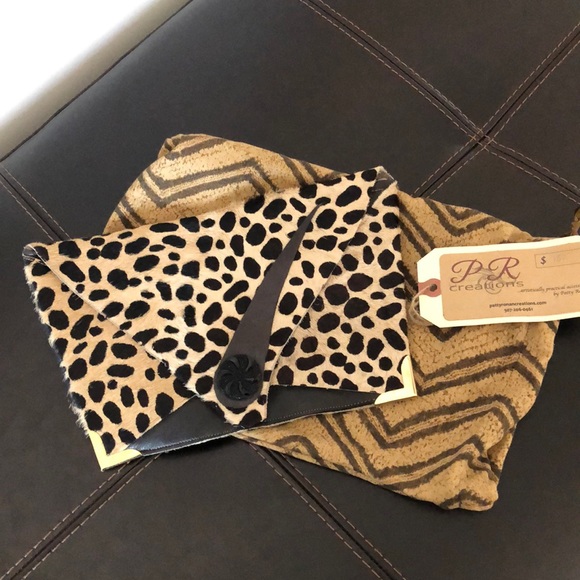 Calf hair clutch purse - Picture 4 of 5